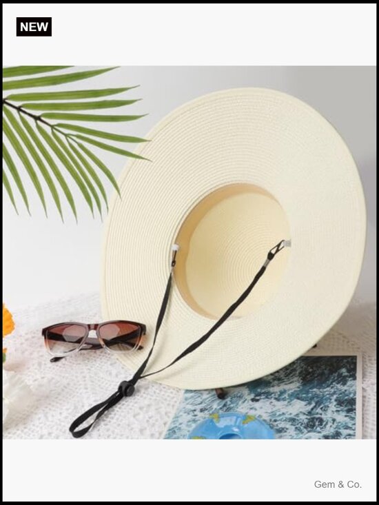 Lightweight Adjustable Sun Hat UPF 50+ Floppy Wide Brim Outdoor m_6a36bb6649e17bb604728cba.jpeg main image 4